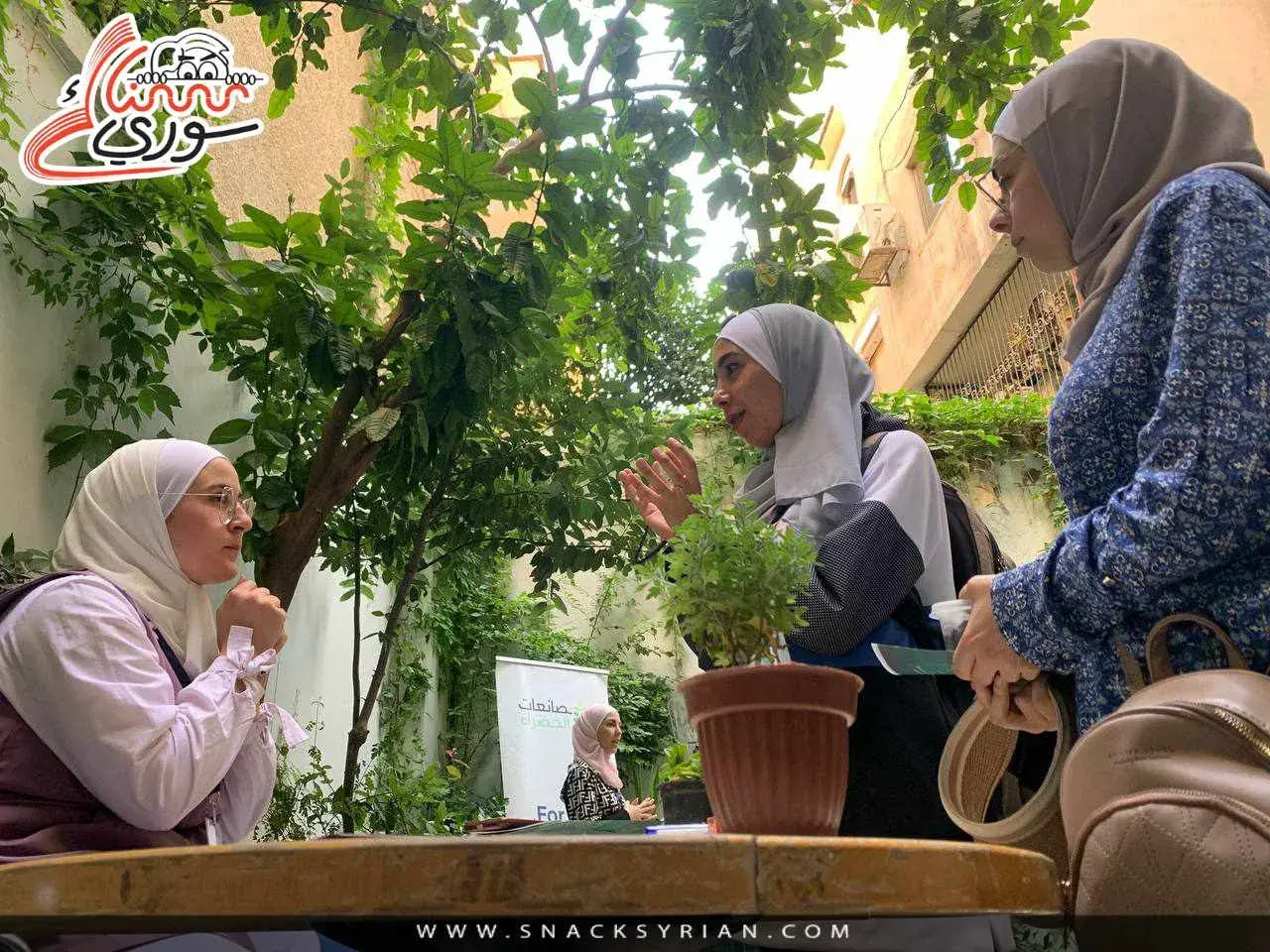 الصانعات الخضراء في دمشق.. مبادرة لتبادل النباتات وتدوير المخلفات